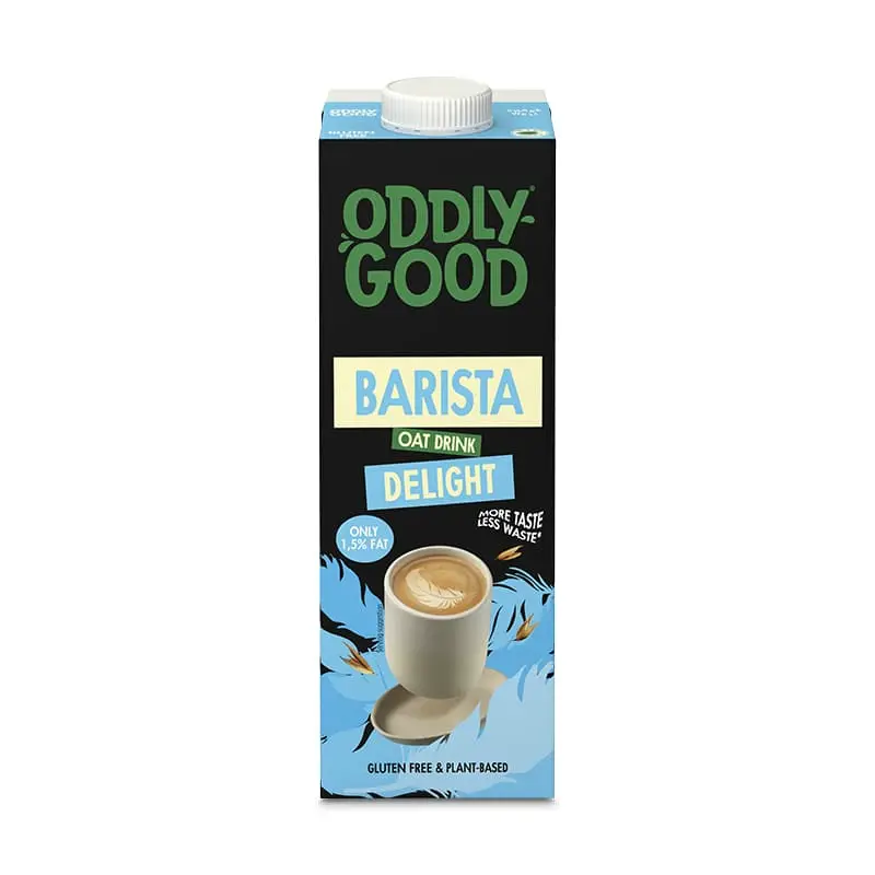 Havredryck Barista Delight 10 x 1 l från Oddlygood | #10255 | Växtbaserad mjölkdryck
