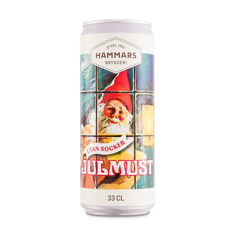 Julmust Sockerfri 24 x 33 cl från Hammars Bryggeri | #103914 | Läsk & Soda