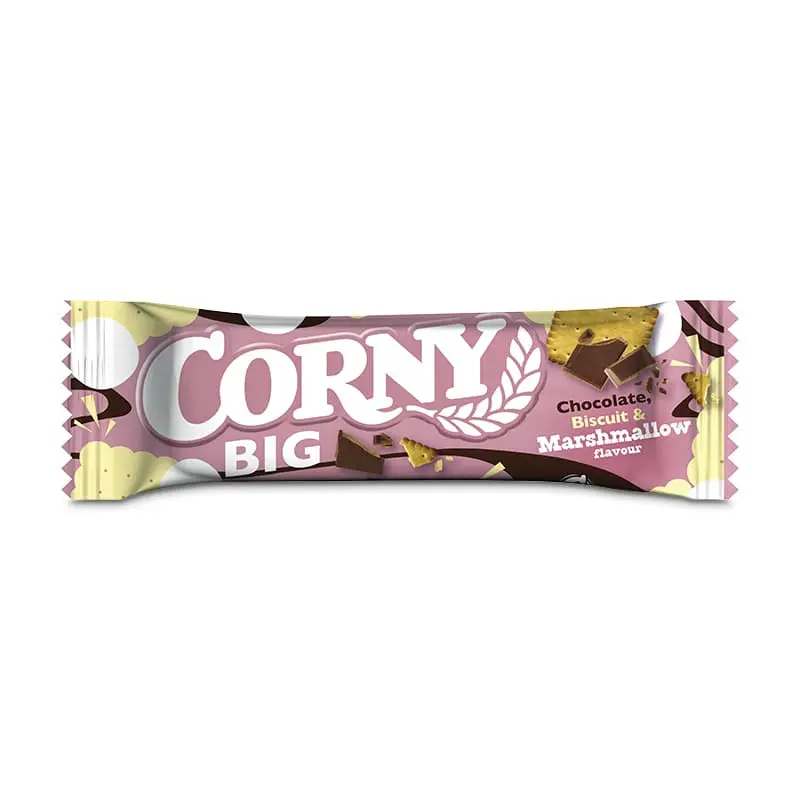 BIG Biscuit Marshmallow 24 x 40 g från Corny BIG | #6126 | Bars