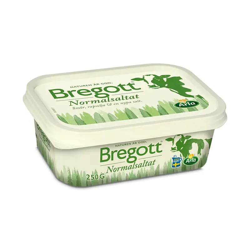 Normalsaltat Smör 24 x 250 g från Bregott | #595731 | Smör