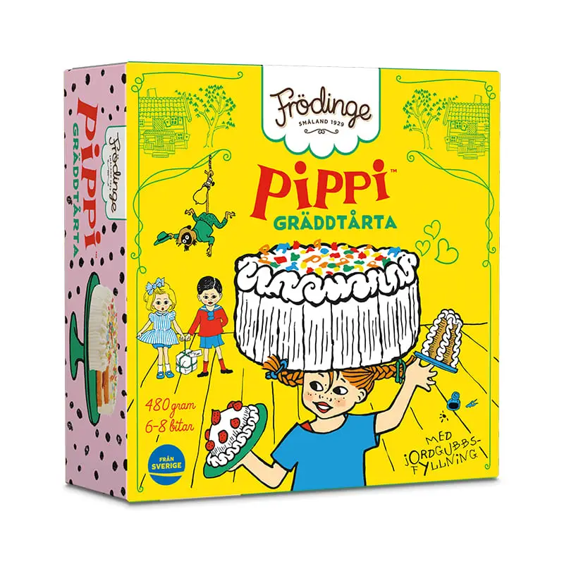 Pippitårta 6 x 480 g från Frödinge | #60173 | Tårtor & Dessertpaj