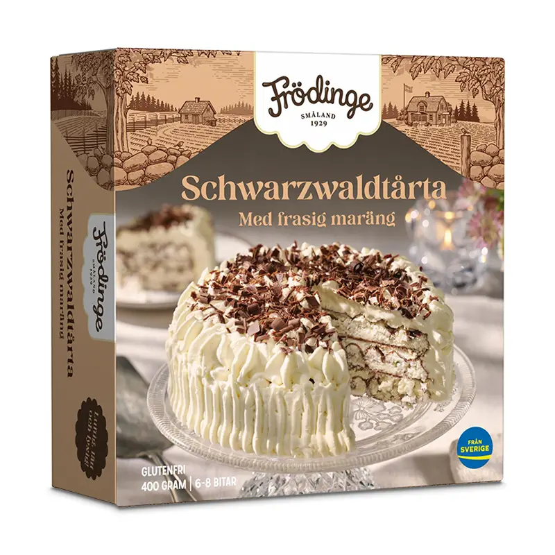 Schwarzwaldtårta 6 x 400 g från Frödinge | #60046 | Tårtor & Dessertpaj