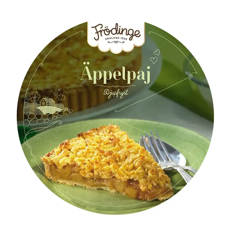 Äppelpaj 1.4 kg från Frödinge | #30311 | Tårtor & Dessertpaj
