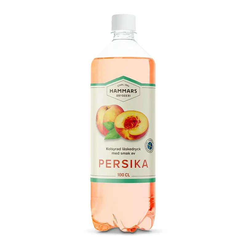 Persika 8 x 1 l från Hammars Bryggeri | #103957 | Läsk & Soda