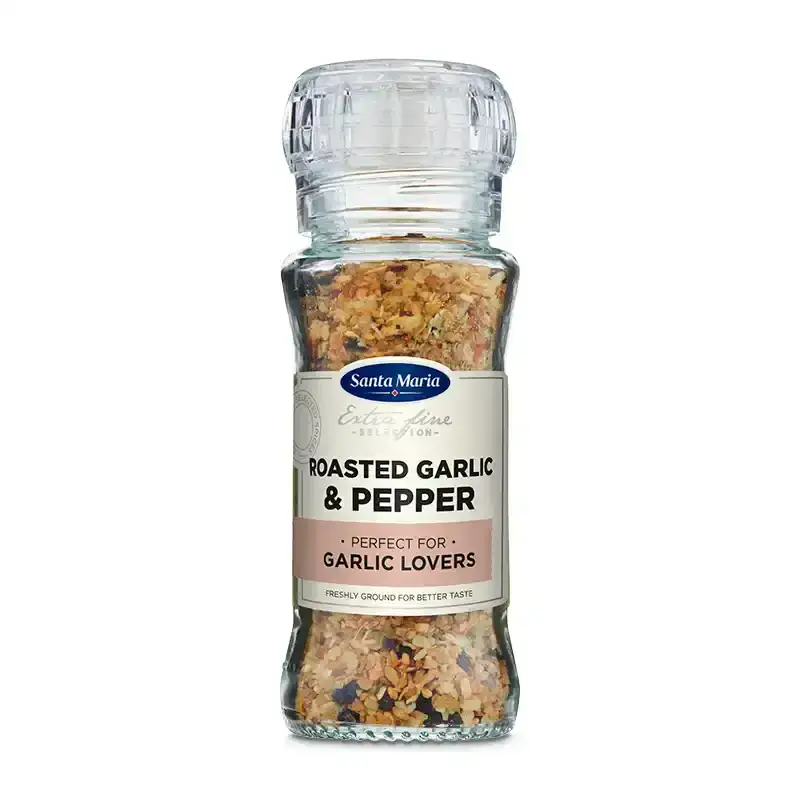Roasted Garlic & Pepper 6 x 80 g från Santa Maria | #2677 | Kryddor