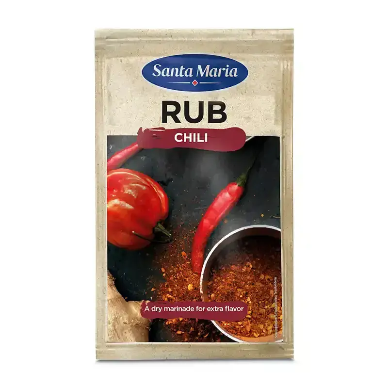 Rub Chili 16 x 22 g från Santa Maria | #2861 | Marinad & Glaze
