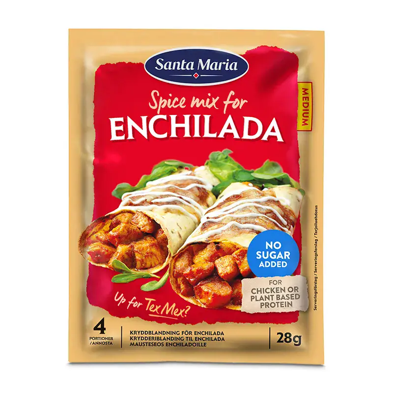 Enchilada Spice Mix 20 x 28 g från Santa Maria | #3144 | Kryddor