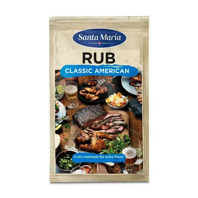 Rub Classic American 16 x 22 g från Santa Maria | #3321 | Marinad & Glaze