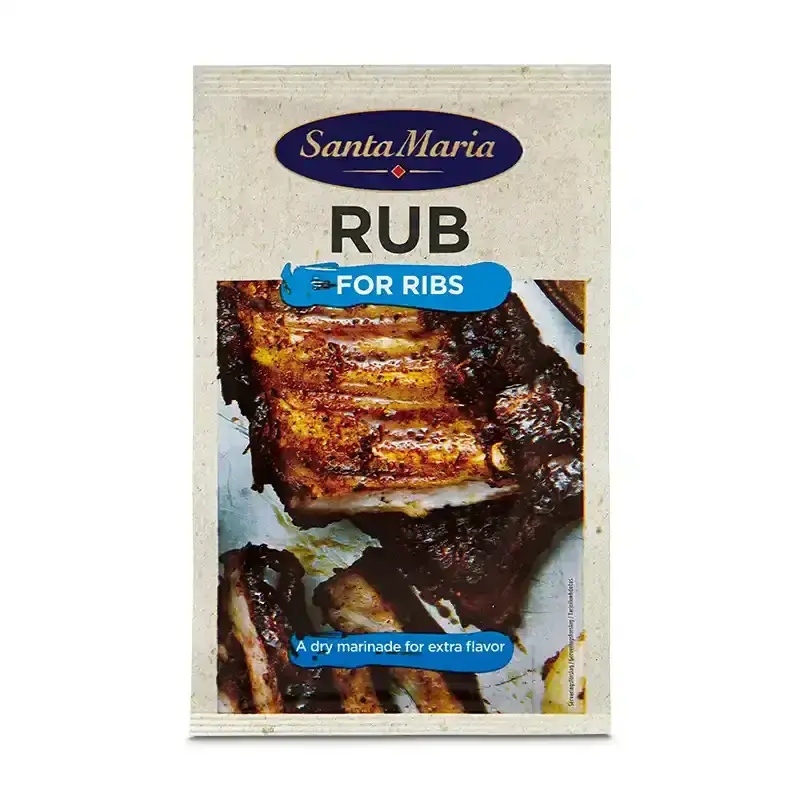 Rub for Ribs 16 x 30 g från Santa Maria | #3332 | Marinad & Glaze