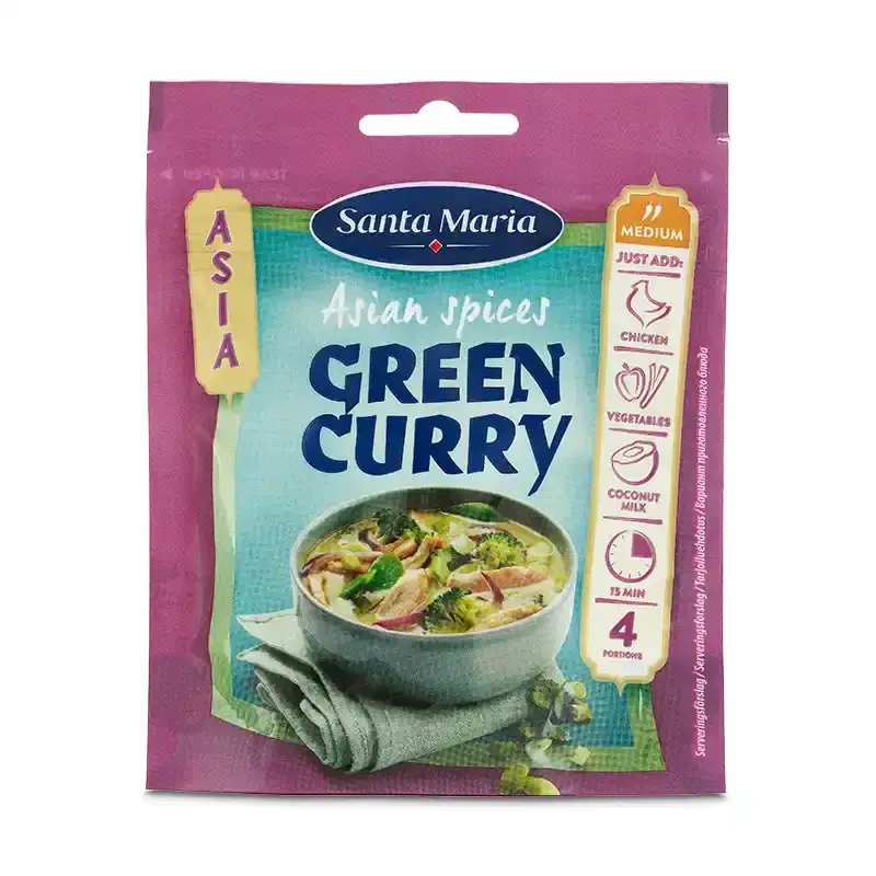 Asian Spices Green Curry 12 x 40 g från Santa Maria | #3444 | Kryddor