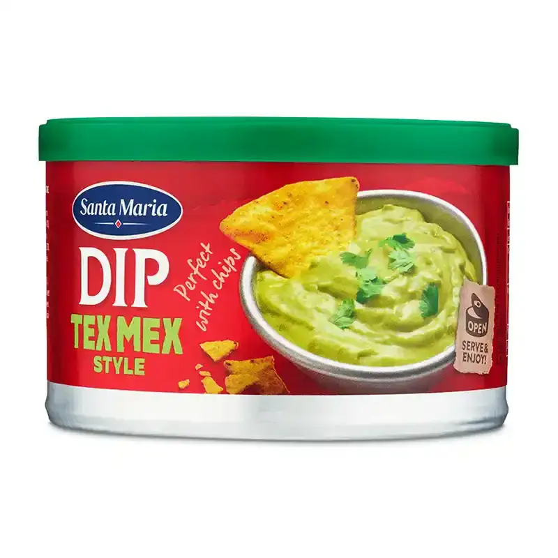 Dip Tex Mex Guacamole Style 24 x 250 g från Santa Maria | #200851 | Sås