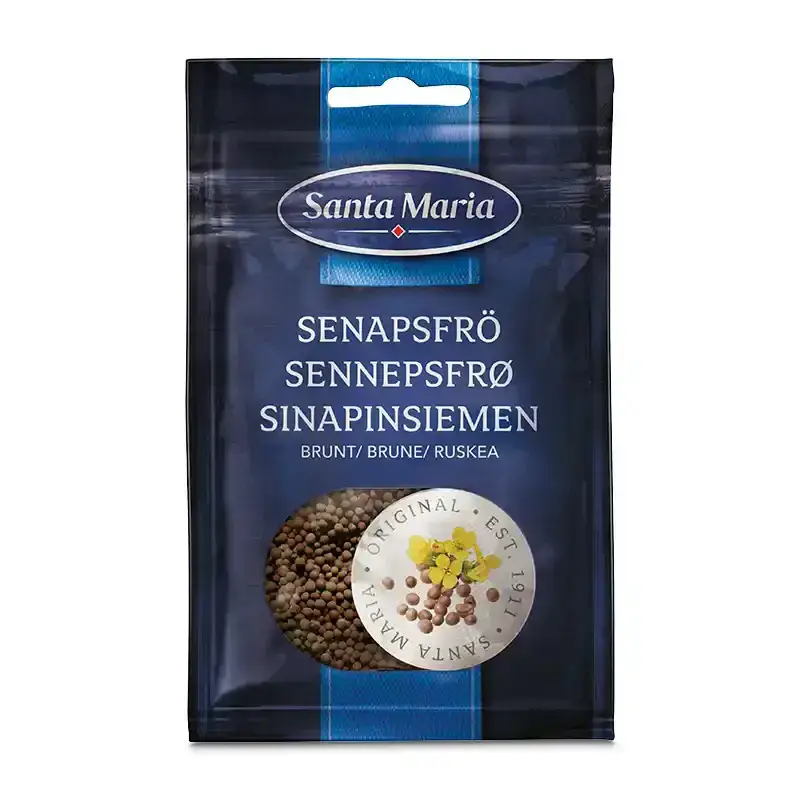 Senapsfrö Brunt 13 x 28 g från Santa Maria | #100255 | Kryddor