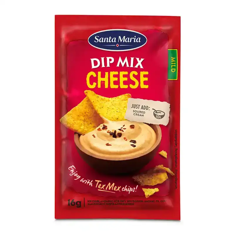 Cheese Dip Mix Mild 20 x 16 g från Santa Maria | #100309 | Sås