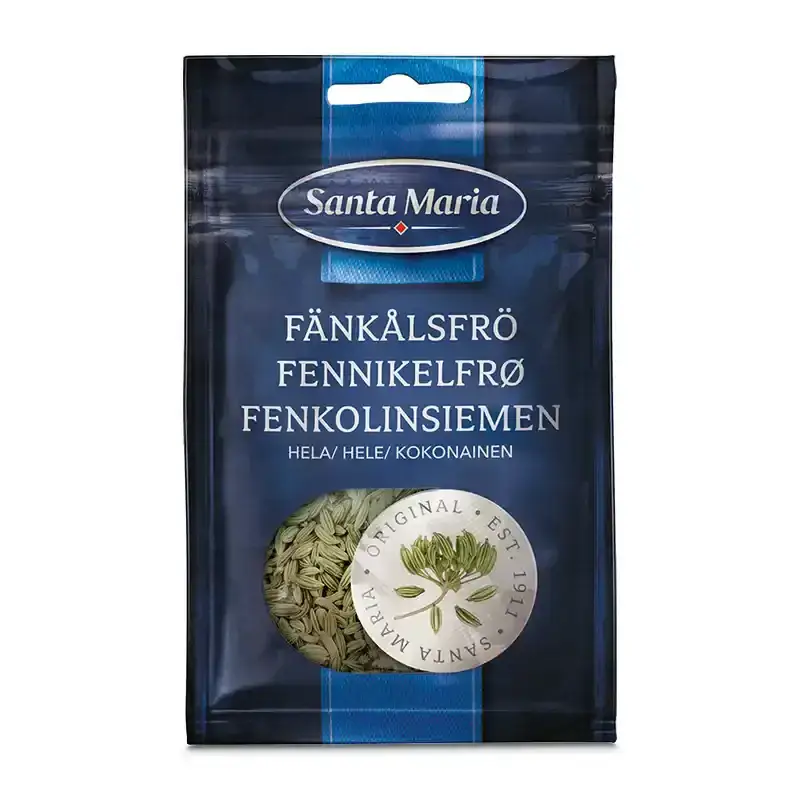 Fänkålsfrö Hela Påse 16 x 13 g från Santa Maria | #100431 | Kryddor