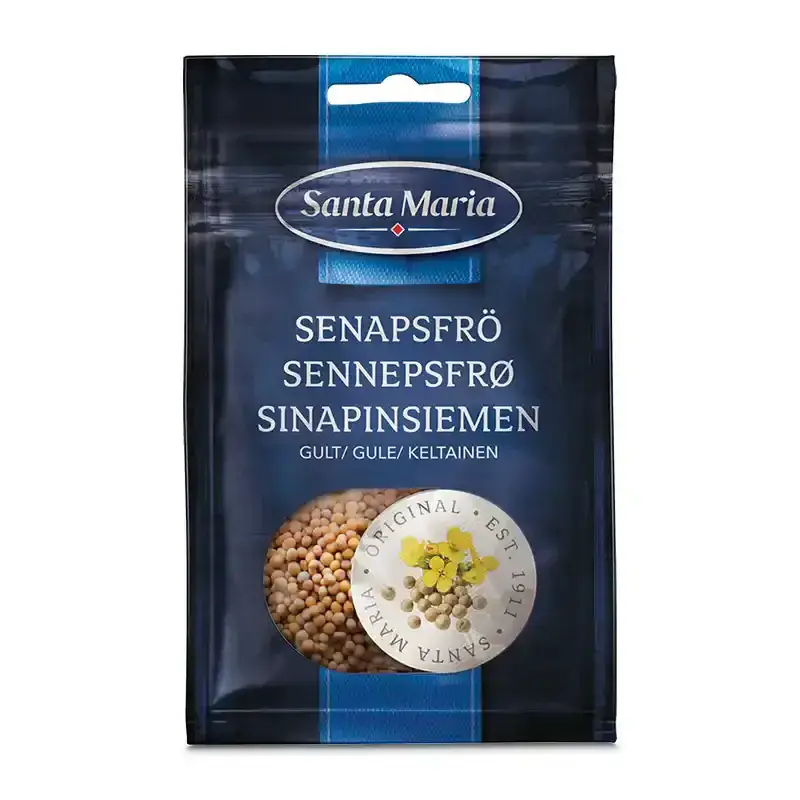Senapsfrö Gult 13 x 28 g från Santa Maria | #100442 | Kryddor