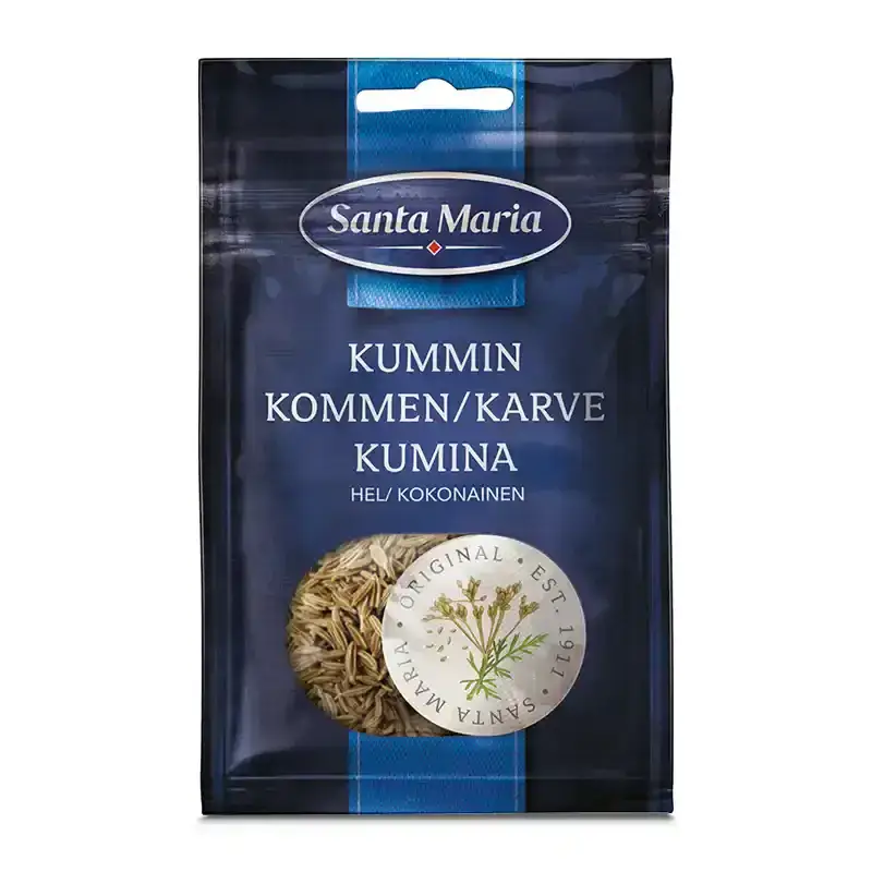 Kummin Hel Påse 16 x 20 g från Santa Maria | #100457 | Kryddor