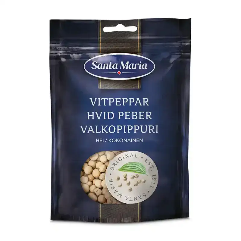 Vitpeppar Hel 10 x 70 g från Santa Maria | #102675 | Kryddor