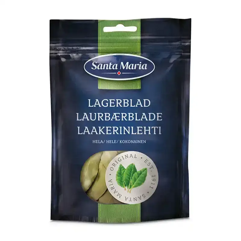 Lagerblad Hela 8 x 4 g från Santa Maria | #100494 | Kryddor