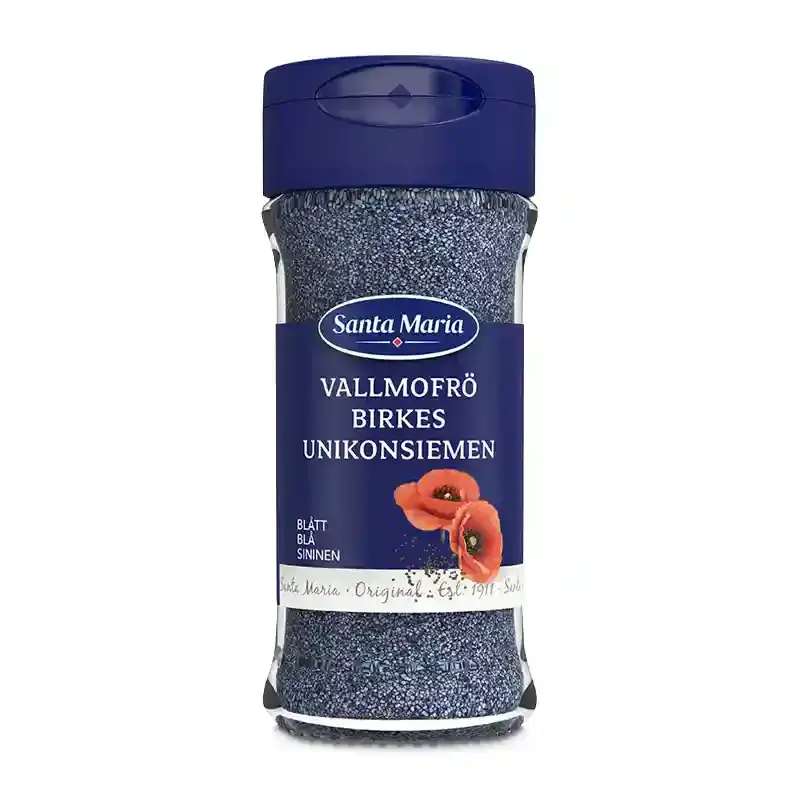 Vallmofrö Blått 6 x 43 g från Santa Maria | #101522 | Frön & Kärnor