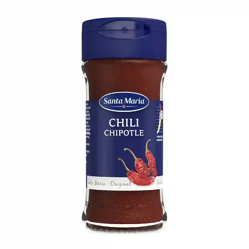 Chilipeppar Chipotle 6 x 33 g från Santa Maria | #101557 | Kryddor