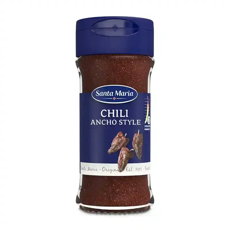 Chilipeppar Ancho Style 6 x 35 g från Santa Maria | #101562 | Kryddor