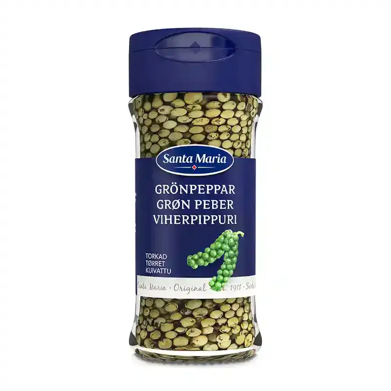 Grönpeppar Torkad 6 x 13 g från Santa Maria | #101564 | Kryddor