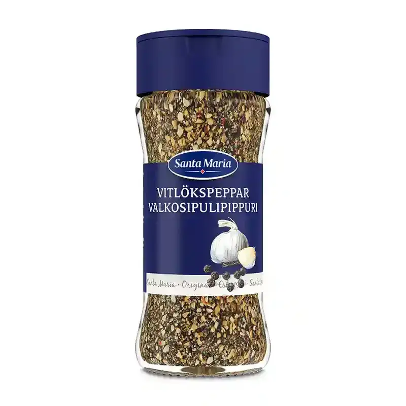 Vitlökspeppar 6 x 90 g från Santa Maria | #101739 | Kryddor