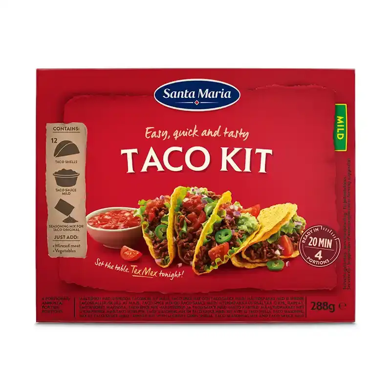 Taco Kit 12 x 288 g från Santa Maria | #200827 | Tortilla & Taco