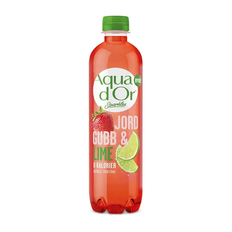 Sparkles Jordgubb & Lime 12 x 50 cl från Aqua d'Or | #73170548 | Läsk & Soda