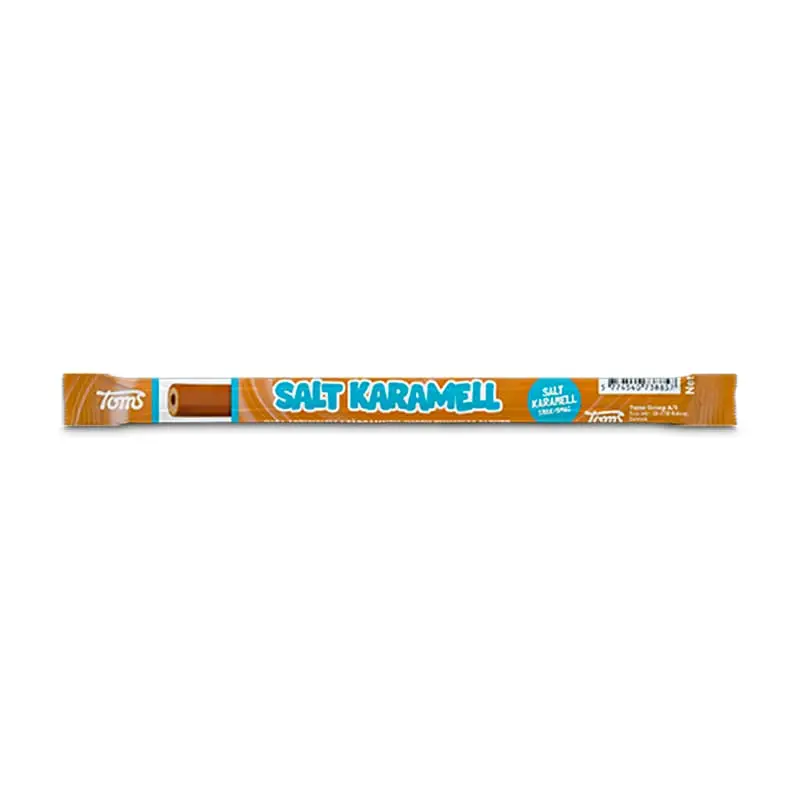 Salt Karamell-Stång 55 x 27 g från Toms | #738850 | Godis
