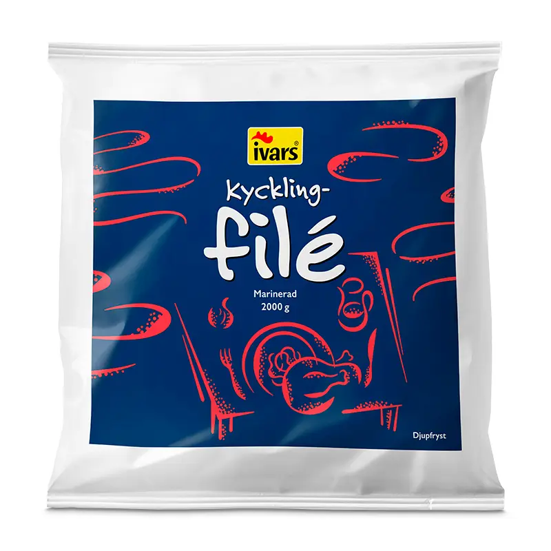 Kycklingfilé Mörad 4 x 2 kg från Ivars | #7412 | Kyckling
