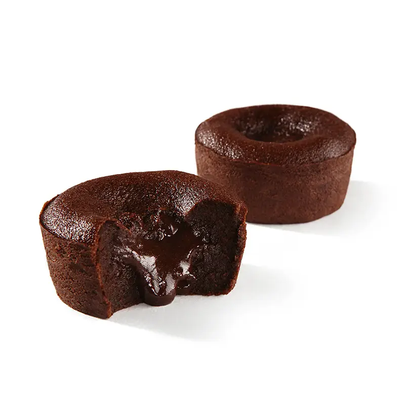 Chokladfondant 27 x 90 g från Delifrance | #74517 | Tårtor & Dessertpaj