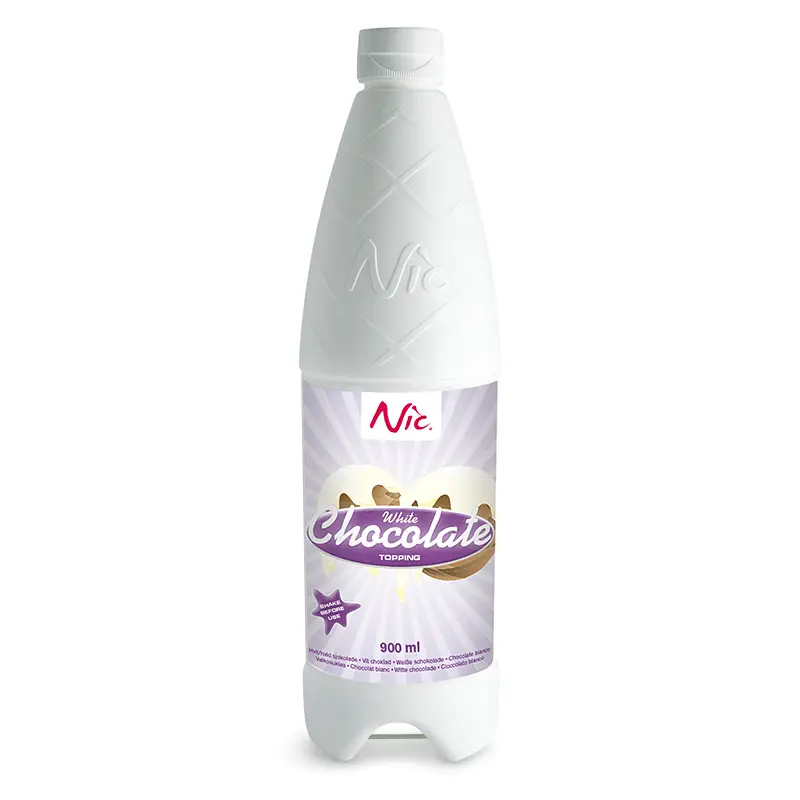 Topping Vit choklad 90 cl från Nic | #75-835 | Glassås & Strössel