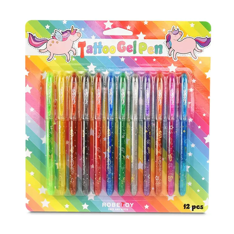Tatueringspennor 12-pack 12 st från Robetoy | #11905 | Leksaker