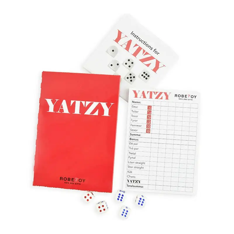 Yatzy kompakt 12 st från Robetoy | #26135 | Spel
