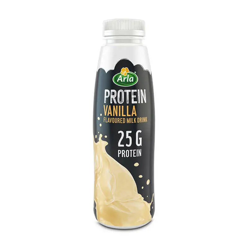 Proteinshake Vanilj 8 x 500 g från Arla | #68757 | Proteinshakes