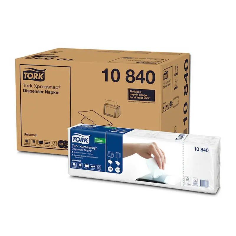 Dispenservett Xpressnap Vit (N4) 8 x 1125 st från Tork | #10840 | Servetter