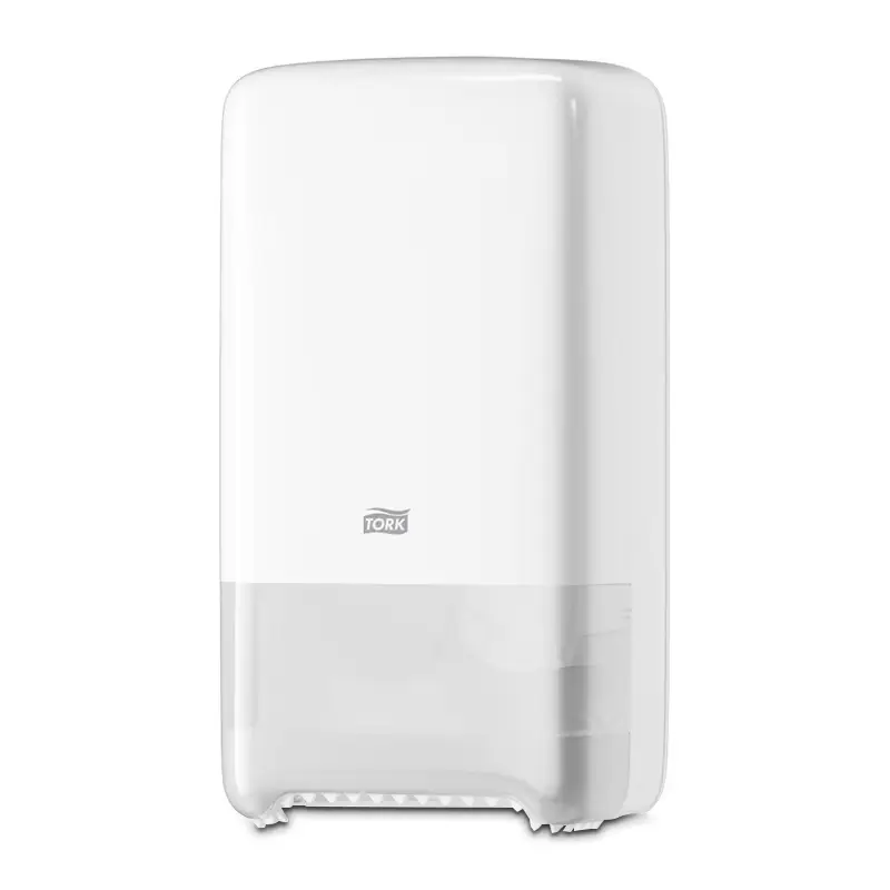 Dispenser Mid-Size Twin Toalettpapper Vit (T6) 1 st från Tork | #557500 | Dispensers