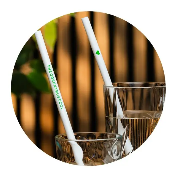 The White Straw 190mm 500 st från The Greentrust | #TGC103-08 | Engångsartiklar