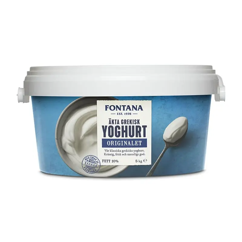 Äkta Grekisk Yoghurt 10% 5 kg från Fontana | #97716 | Yoghurt