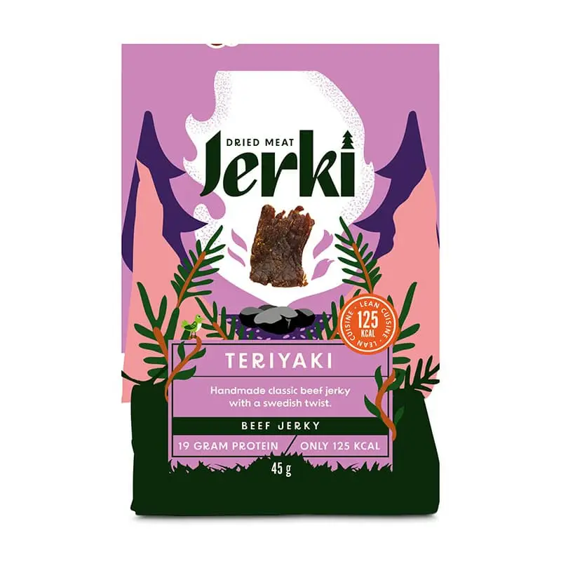 Beef Jerky Teryaki 12 x 45 g från Jerki | #19023129 | Ölkorv