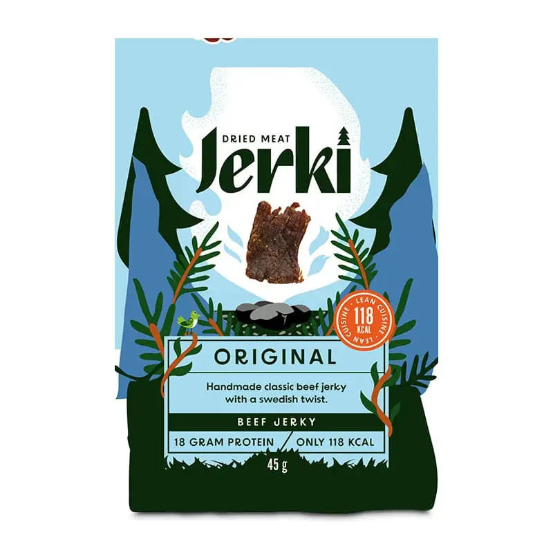 Beef Jerky Orginial 12 x 45 g från Jerki | #19023067 | Ölkorv