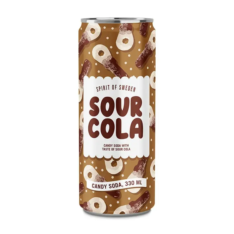 Sour Cola 24 x 33 cl från Spirit of Sweden | #4453 | Läsk & Soda