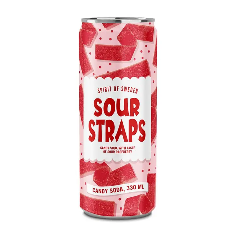 Sour Straps 24 x 33 cl från Spirit of Sweden | #4455 | Läsk & Soda