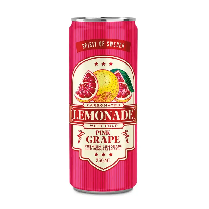 Lemonad Blodgrape 24 x 33 cl från Spirit of Sweden | #4414 | Lemonad