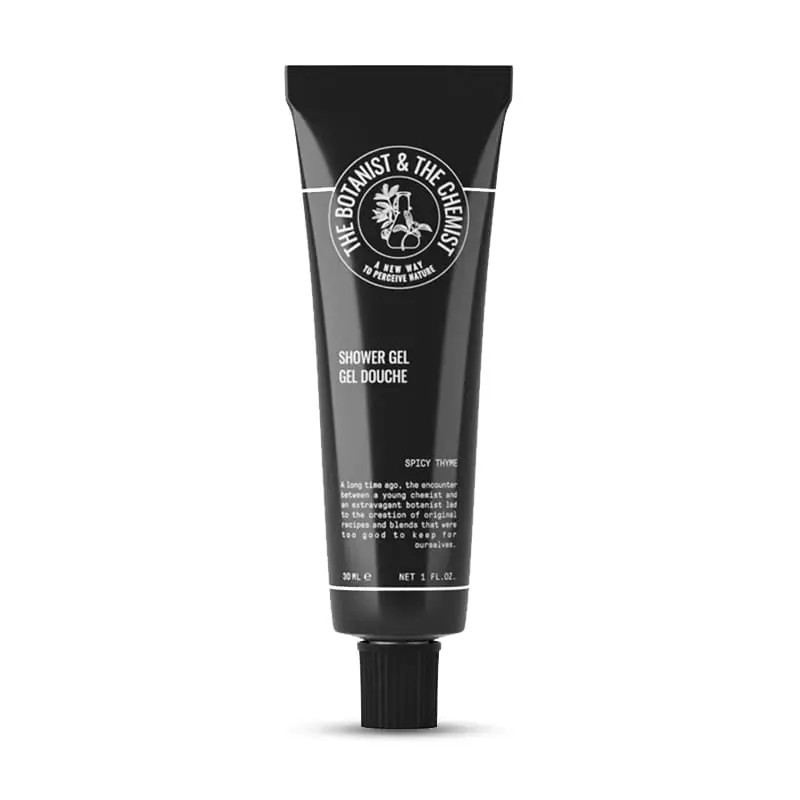 Duschtvål Spicy Thyme 96 x 30 ml från THE BOTANIST & THE CHEMIST | #BCST09201P1EUR | Bad- & Duschprodukter