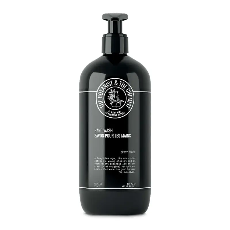 Handtvål Spicy Thyme Omega 12 x 500 ml från THE BOTANIST & THE CHEMIST | #BCST17601P1EUR | Handtvålar