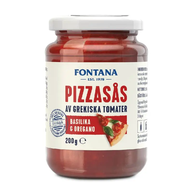 Pizzasås 18 x 200 g från Fontana | #37871 | Sås
