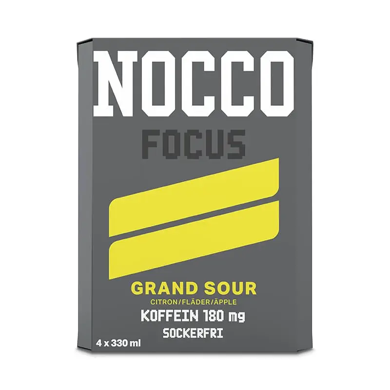 Grand Sour FOCUS 4-pack 6 x 4 st från NOCCO | #6505 | Energidrycker
