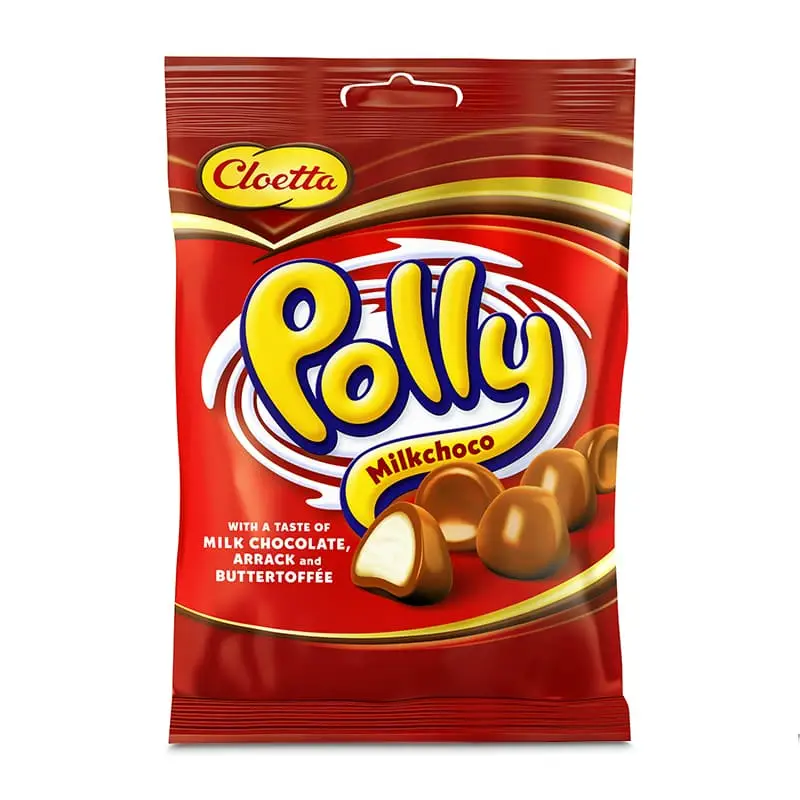 Polly Röd 20 x 130 g från Cloetta | #1001329 | Choklad